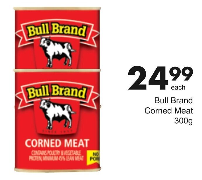 Bull Brand Corned Meat 300g offer at Save Hyper