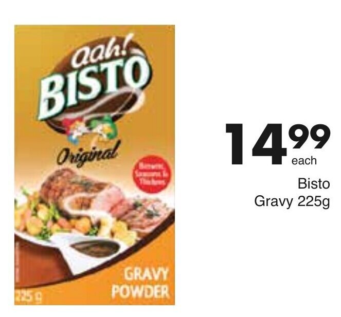 Bisto Gravy Powder 225g offer at Save Hyper