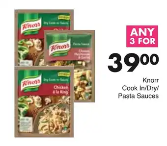 Save Hyper Knorr Dry Cook-in-Sauce Pasta Sauce 3's offer