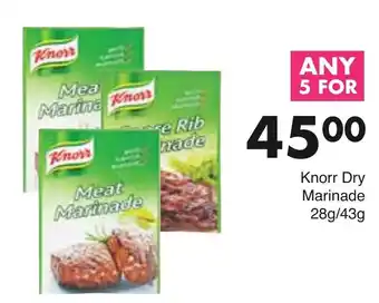 Knorr Meat /Spare Rib Marinade 5 x 28g/43g