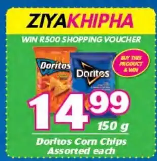 Doritos Corn Chips Asstd 150g