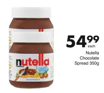 Save Hyper Nutella Chocolate Spread 350g offer