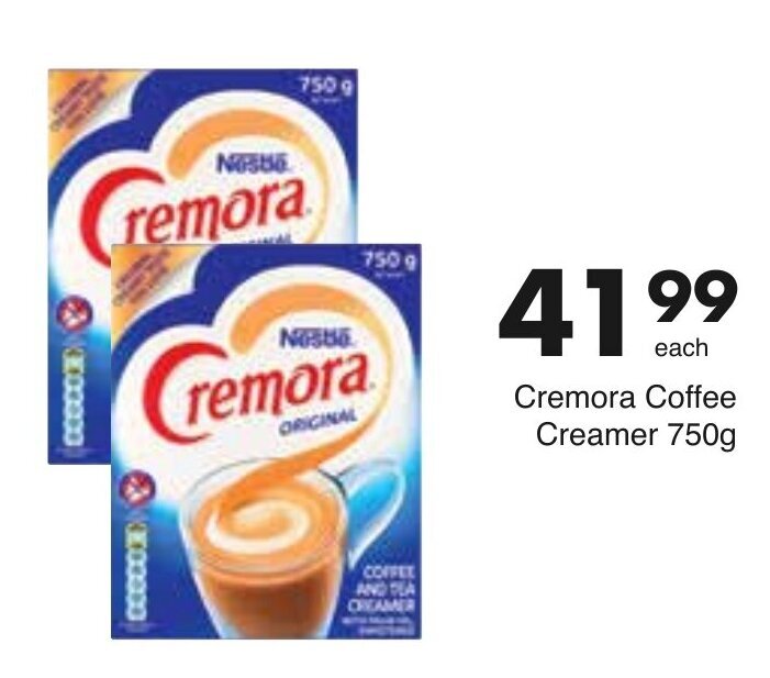 Cremora Coffee and Tea Creamer 750g offer at Save Hyper