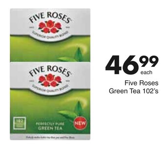 Five Roses Green Tea 102's