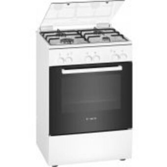 HiFi Corp Bosch serie 2 freestanding gas cooker white/black offer