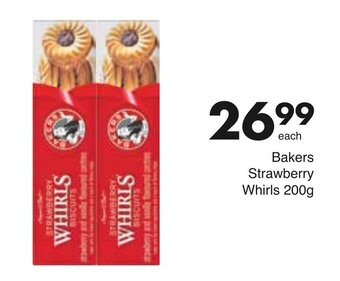Save Hyper Bakers Strawberry Whirls 200g offer