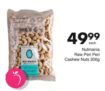 Save Hyper Nutmania Raw Peri Peri Cashew Nuts 200g offer