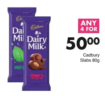 Save Hyper Cadbury Dairy Milk Slabs 4 x 80g offer