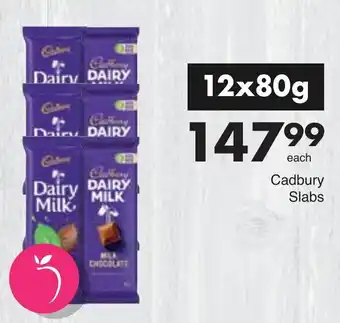Cadbury Slabs 12 x 80g