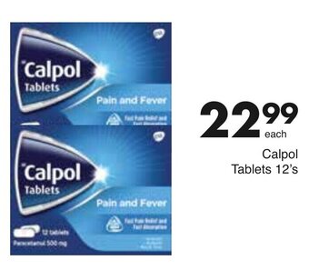 Save Hyper Calpol Tablets 12's offer