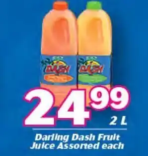 Darling Dash Fruit Juice Asstd 2L