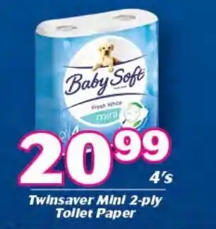 Cambridge Food Twinsaver Mini 2-Ply Toiler Paper 4's offer