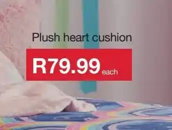 MRP Home Plush heart cushions offer