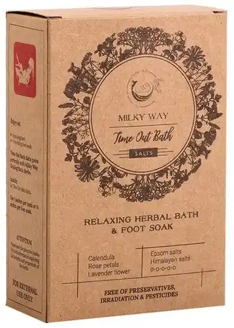Milky way time out bath salts