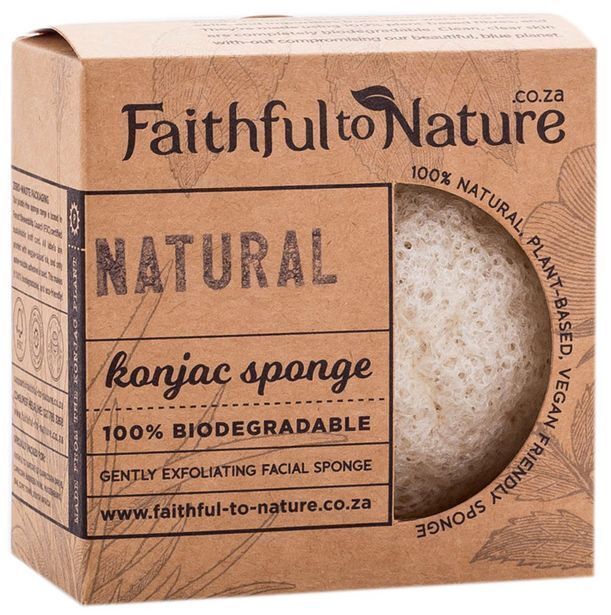 Faithful to nature konjac sponge natural offer at Faithful to Nature