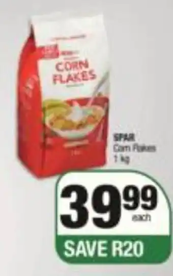 Spar SPAR Corn Flakes 1 kg offer