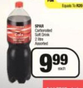 Spar SPAR Carbonated Soft Drink 2 Litre Assorted offer
