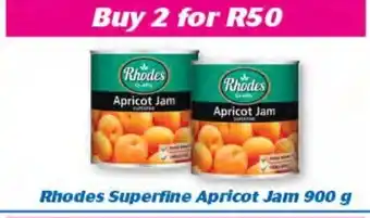 Cambridge Food Rhodes Superfine Apricot Jam 900g offer