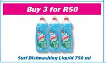 Surf Dishwashing Liquid 750ml