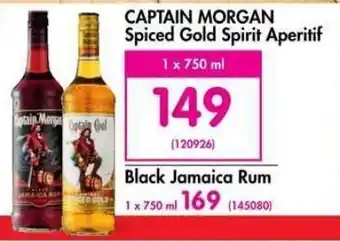 Makro’s liquor Captain Morgan Spiced Gold Spirit Aperitif 750 ml offer