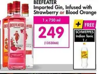 Beefeater Imported Gin,Infused with Strawberry or Blood Orange 750 ml