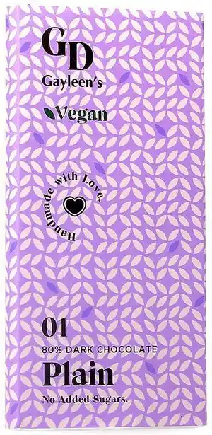 Faithful to Nature Gayleen's decadence plain vegan chocolate offer