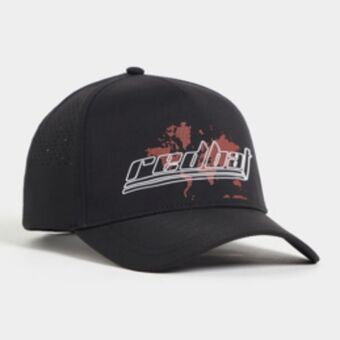 Sportscene Redbat black structured cap offer