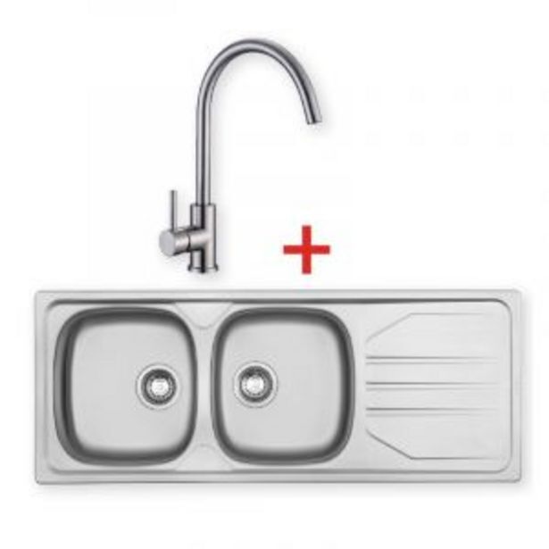 Franke nouveau deb & saturn arc swivel mixer combo offer at Gelmar