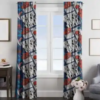 Metro Home Centre Lined curtain – spider-man offer