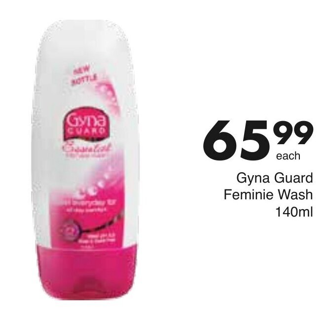 Gyna Guard Feminine Wash 140ml offer at Save Hyper
