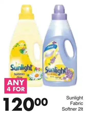 Save Hyper Sunlight Fabric Softener 4 x 2lt offer