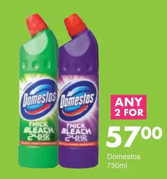 Domestos Thick Bleach 2 x 750ml
