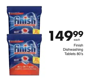 Finish Dishwashing Tablets 80's