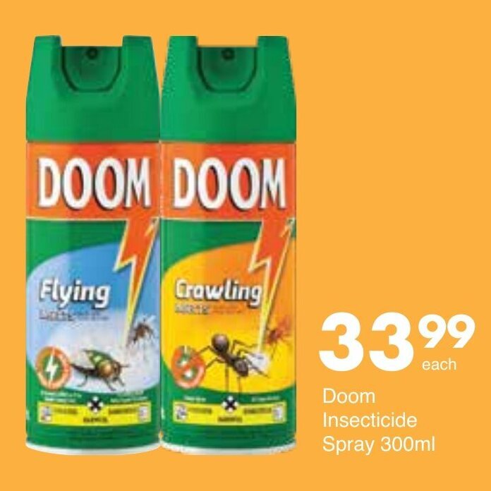 Doom Insect Killer Spray 300ml offer at Save Hyper