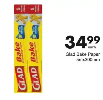 Glad Bake Paper 5m x 300mm