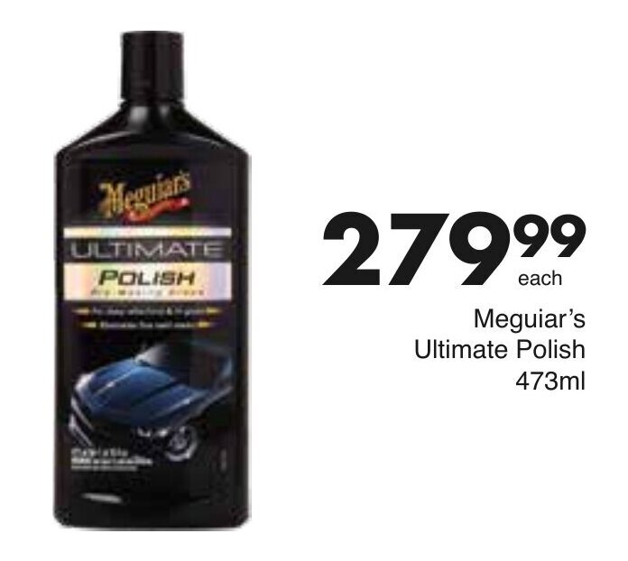Meguiar's Ultimate Polish PreWaxing Glaze 473ml offer at Save Hyper