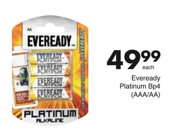 Save Hyper Eveready Platinum Alkaline AAA/AA offer