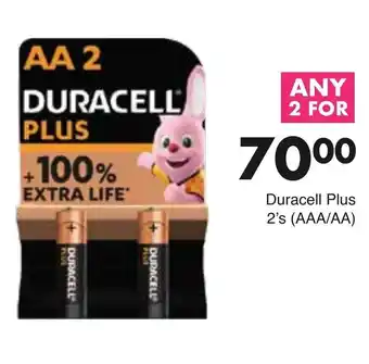 Save Hyper Duracell Plus AAA/AA 2 x 2's offer