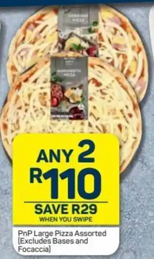 Pick n Pay Hypermarket PnP Large Pizza Assorted 2s offer