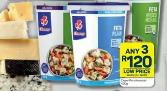 Pick n Pay Hypermarket Clover Feta Assorted 3 x 400g offer