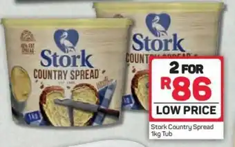 Pick n Pay Hypermarket Stork Country Spread 2 x 1kg offer