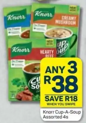 Pick n Pay Hypermarket Knorr Cup a Soup Assorted 3 x 4s offer