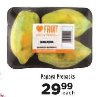 Food Lover's Market Papaya Prepacks offer
