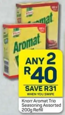 Pick n Pay Hypermarket Knorr Aromat Trio Seasoning Assorted 2 x 200g offer