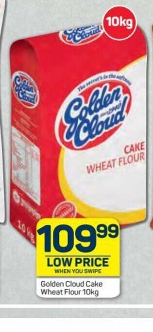 Pick n Pay Hypermarket Golden Cloud Cake Wheat Flour 10kg offer