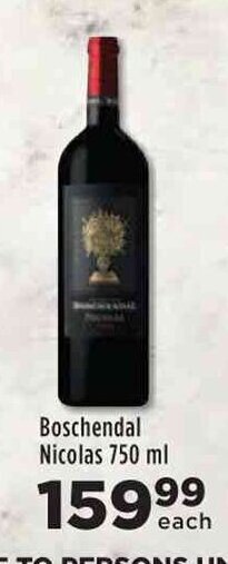 Boschendal Nicolas 750 ml