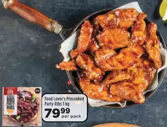 Food Lover's Market Food Lover's Precooked Party Ribs 1kg offer