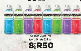 Food Lover's Market Endurade Sugar Free Sports Drinks 630 ml offer