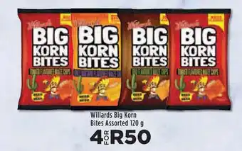 Food Lover's Market Willards Big Korn Bites Assorted 120g offer