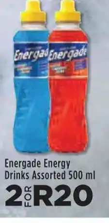 Food Lover's Market Energade Energy Drinks Assorted 500 ml offer